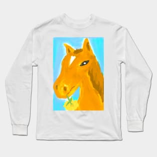 Little Brown Pony Long Sleeve T-Shirt
